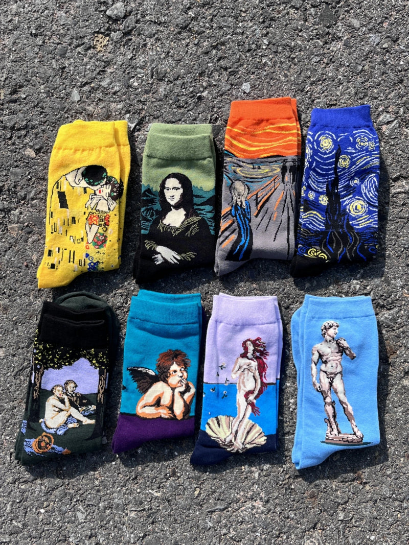 5 Pairs of Artistic Bargain Socks